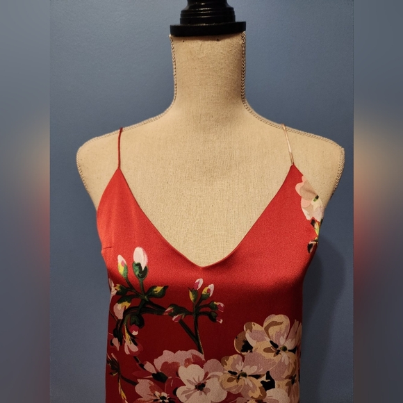 Satin Effect Mini dress - Picture 2 of 3